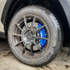 JBTブレーキキャリパーキット：TOYOTA RAV4：4POT（SP4P）+2ピース355mmスリットローター＋ブラケット＋パッド＋ブレーキホース：フロントフルセット：全9色