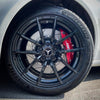 JBTブレーキキャリパーキット：MERCEDES BENZ W205 C-class：4POT（SP4P）+2ピース355mmスリットローター＋ブラケット＋パッド＋ブレーキホース：フロントフルセット：全9色