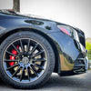 JBTブレーキキャリパーキット：MERCEDES BENZ E-Class：4POT（SP4P）+2ピース355mmスリットローター＋ブラケット＋パッド＋ブレーキホース：フロントフルセット：全9色