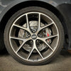 JBTブレーキキャリパーキット：VW Caddy：4POT（SP4P）+2ピース355mmスリットローター＋ブラケット＋パッド＋ブレーキホース：フロントフルセット：全9色