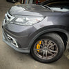 JBTブレーキキャリパーキット：HONDA CR-V：4POT（SP4P）+2ピース355mmスリットローター＋ブラケット＋パッド＋ブレーキホース：フロントフルセット：全9色