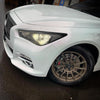 JBTブレーキキャリパーキット：INFINITI Q50：4POT（SP4P）+2ピース330mmスリットローター＋ブラケット＋パッド＋ブレーキホース：フロントフルセット：全9色