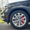 JBTブレーキキャリパーキット：BMW X3 G01：6POT（RS6P）+2ピース380mmスリットローター＋ブラケット＋パッド＋ブレーキホース：フロントフルセット：全9色