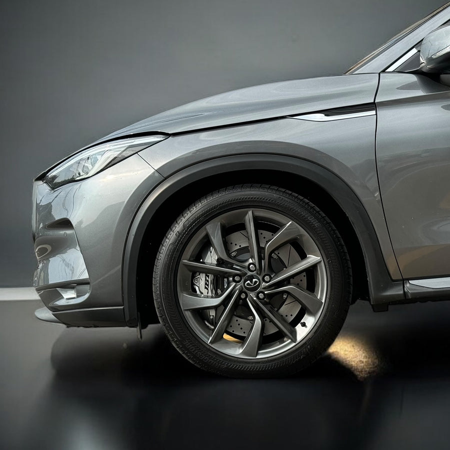 JBTブレーキキャリパーキット：INFINITI QX50：8POT（Z8）+2ピース400mmスリットローター＋ブラケット＋パッド＋ブレーキホース：フロントフルセット：全9色