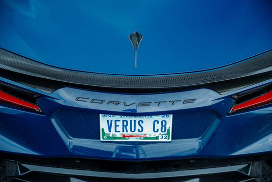 VERUS ENGINEERING(ヴェルスエンジニアリング)A0302A：シボレー・コルベットスティングレー（C8)：カーボンダックテールスポイラー