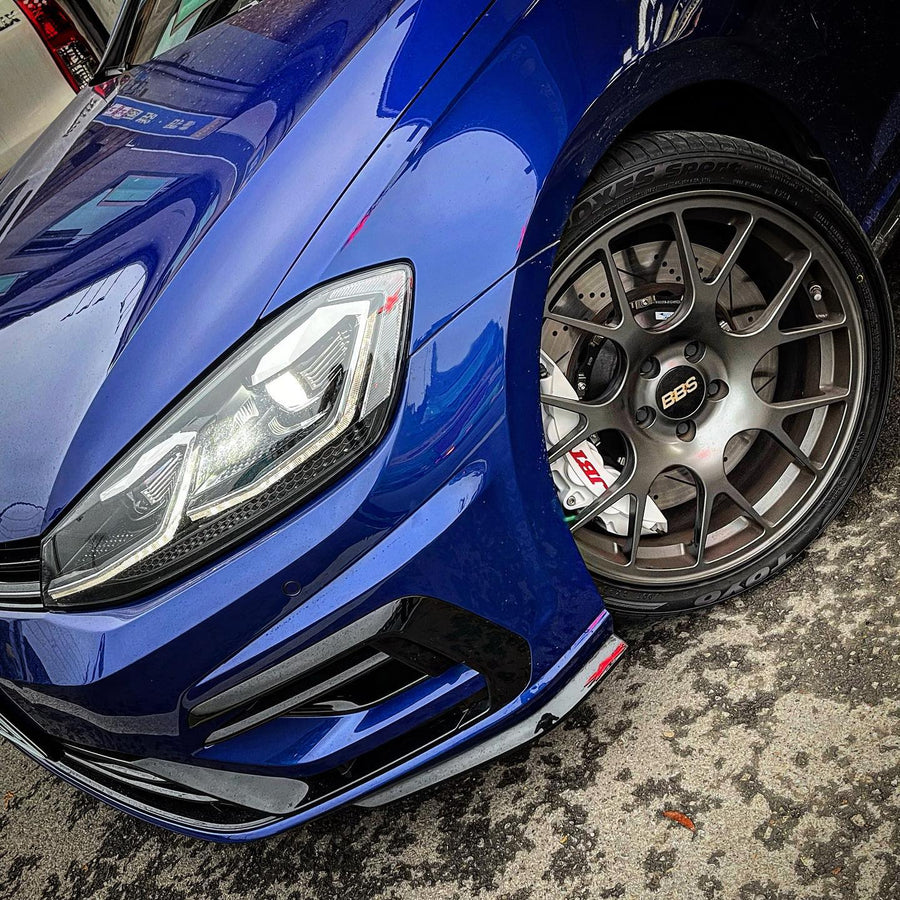 JBTブレーキキャリパーキット：VW Golf 7 R 4motion：6POT（RS6P）+2ピース380mmスリットローター＋ブラケット＋パッド＋ブレーキホース：フロントフルセット：全9色