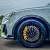 JBTブレーキキャリパーキット：AUDI Q3：6POT（RS6P）+2ピース380mmスリットローター＋ブラケット＋パッド＋ブレーキホース：フロントフルセット：全9色