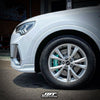 JBTブレーキキャリパーキット：AUDI Q3：4POT（SP4P）+2ピース355mmスリットローター＋ブラケット＋パッド＋ブレーキホース：フロントフルセット：全9色