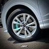 JBTブレーキキャリパーキット：AUDI Q3：4POT（SP4P）+2ピース355mmスリットローター＋ブラケット＋パッド＋ブレーキホース：フロントフルセット：全9色