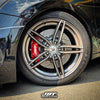 JBTブレーキキャリパーキット：HONDA Accord：4POT（SP4P）+2ピース355mmスリットローター＋ブラケット＋パッド＋ブレーキホース：フロントフルセット：全9色
