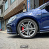 JBTブレーキキャリパーキット：VW Golf 7：4POT（SP4P）+2ピース330mmスリットローター＋ブラケット＋パッド＋ブレーキホース：フロントフルセット：全9色