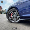 JBTブレーキキャリパーキット：VW Golf 7：4POT（SP4P）+2ピース330mmスリットローター＋ブラケット＋パッド＋ブレーキホース：フロントフルセット：全9色