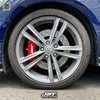 JBTブレーキキャリパーキット：VW Golf 7：4POT（SP4P）+2ピース330mmスリットローター＋ブラケット＋パッド＋ブレーキホース：フロントフルセット：全9色