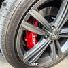 JBTブレーキキャリパーキット：VW Golf 7：4POT（SP4P）+2ピース330mmスリットローター＋ブラケット＋パッド＋ブレーキホース：フロントフルセット：全9色
