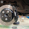 JBTブレーキキャリパーキット：MITSUBISHI Zinger：4POT（JB4P）+2ピース302/330mmスリットローター＋ブラケット＋パッド＋ブレーキホース：フロントフルセット：全9色