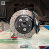 JBTブレーキキャリパーキット：MITSUBISHI Zinger：4POT（JB4P）+2ピース302/330mmスリットローター＋ブラケット＋パッド＋ブレーキホース：フロントフルセット：全9色