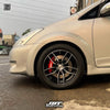 JBTブレーキキャリパーキット：TOYOTA Wish：4POT（JB4P）+2ピース302/330mmスリットローター＋ブラケット＋パッド＋ブレーキホース：フロントフルセット：全9色
