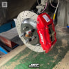 JBTブレーキキャリパーキット：TOYOTA Wish：4POT（JB4P）+2ピース302/330mmスリットローター＋ブラケット＋パッド＋ブレーキホース：フロントフルセット：全9色
