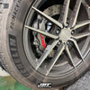 JBTブレーキキャリパーキット：HONDA CR-V III：4POT（SP4P）+2ピース330mmスリットローター＋ブラケット＋パッド＋ブレーキホース：フロントフルセット：全9色