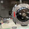 JBTブレーキキャリパーキット：HONDA CR-V III：4POT（SP4P）+2ピース330mmスリットローター＋ブラケット＋パッド＋ブレーキホース：フロントフルセット：全9色