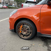 JBTブレーキキャリパーキット：SUZUKI Swift Sport：4POT（SP4P）+2ピース330mmスリットローター＋ブラケット＋パッド＋ブレーキホース：フロントフルセット：全9色