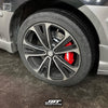 JBTブレーキキャリパーキット：MITSUBISHI Savrin：4POT（JB4P）+2ピース302/330mmスリットローター＋ブラケット＋パッド＋ブレーキホース：フロントフルセット：全9色