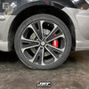 JBTブレーキキャリパーキット：MITSUBISHI Savrin：4POT（JB4P）+2ピース302/330mmスリットローター＋ブラケット＋パッド＋ブレーキホース：フロントフルセット：全9色