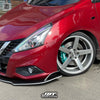JBTブレーキキャリパーキット：NISSAN Tiida：4POT（SP4P）+2ピース330mmスリットローター＋ブラケット＋パッド＋ブレーキホース：フロントフルセット：全9色