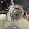 JBTブレーキキャリパーキット：AUDI A6：8POT（Z8）+2ピース380mmスリットローター＋ブラケット＋パッド＋ブレーキホース：フロントフルセット：全9色