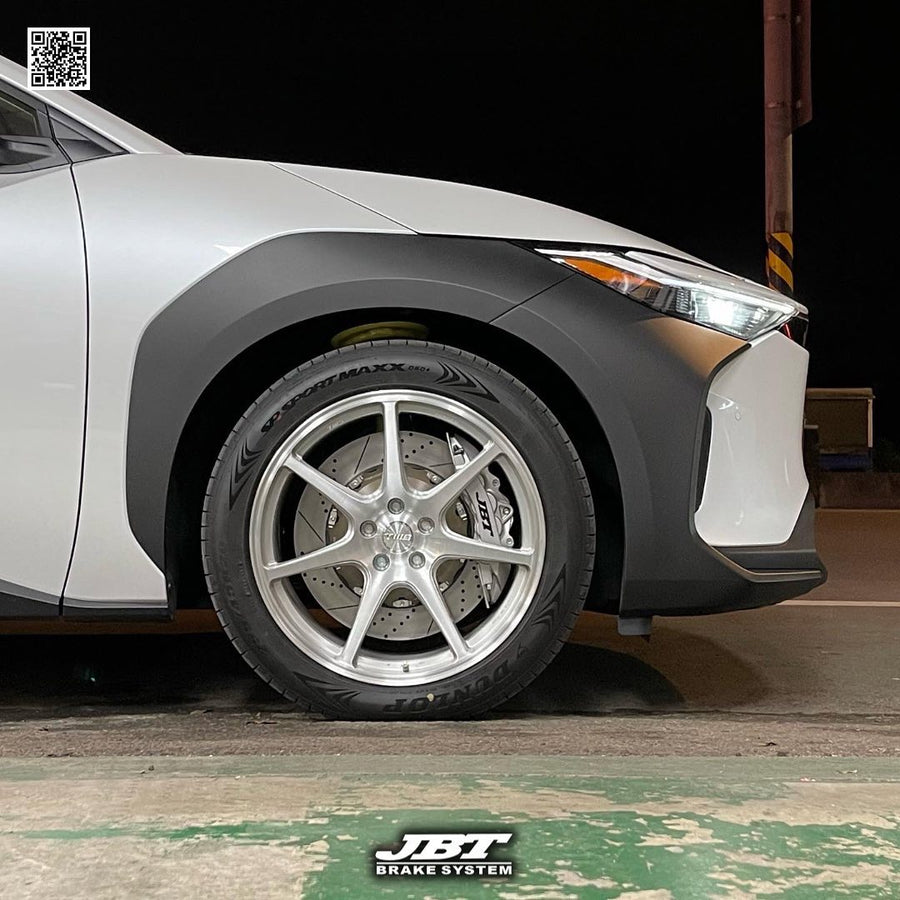 JBTブレーキキャリパーキット：TOYOTA bZ4X：8POT（Z8）+2ピース400mmスリットローター＋ブラケット＋パッド＋ブレーキホース：フロントフルセット：全9色