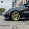 JBTブレーキキャリパーキット：MITSUBISHI Global Lancer：4POT（JB4P）+2ピース302/330mmスリットローター＋ブラケット＋パッド＋ブレーキホース：フロントフルセット：全9色