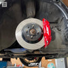 JBTブレーキキャリパーキット：MITSUBISHI Global Lancer：4POT（JB4P）+2ピース302/330mmスリットローター＋ブラケット＋パッド＋ブレーキホース：フロントフルセット：全9色