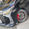 JBTブレーキキャリパーキット：TOYOTA Alphard：8POT（Z8）+2ピース380mmスリットローター＋ブラケット＋パッド＋ブレーキホース：フロントフルセット：全9色