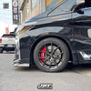 JBTブレーキキャリパーキット：TOYOTA Alphard：8POT（Z8）+2ピース380mmスリットローター＋ブラケット＋パッド＋ブレーキホース：フロントフルセット：全9色