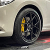 JBTブレーキキャリパーキット：MAZDA 6：4POT（SP4P）+2ピース355mmスリットローター＋ブラケット＋パッド＋ブレーキホース：フロントフルセット：全9色