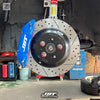 JBTブレーキキャリパーキット：TOYOTA Sienta：4POT（JB4P）+2ピース302/330mmスリットローター＋ブラケット＋パッド＋ブレーキホース：フロントフルセット：全9色