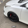 JBTブレーキキャリパーキット：TOYOTA Yaris：4POT（SP4P）+2ピース330mmスリットローター＋ブラケット＋パッド＋ブレーキホース：フロントフルセット：全9色