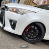 JBTブレーキキャリパーキット：TOYOTA Yaris：4POT（SP4P）+2ピース330mmスリットローター＋ブラケット＋パッド＋ブレーキホース：フロントフルセット：全9色