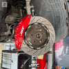 JBTブレーキキャリパーキット：MERCEDES BENZ GLC：8POT（Z8）+2ピース380mmスリットローター＋ブラケット＋パッド＋ブレーキホース：フロントフルセット：全9色