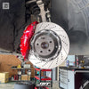JBTブレーキキャリパーキット：MERCEDES BENZ GLC：8POT（Z8）+2ピース380mmスリットローター＋ブラケット＋パッド＋ブレーキホース：フロントフルセット：全9色