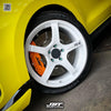 JBTブレーキキャリパーキット：SUZUKI Swift Sport：4POT（SP4P）+2ピース355mmスリットローター＋ブラケット＋パッド＋ブレーキホース：フロントフルセット：全9色