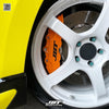 JBTブレーキキャリパーキット：SUZUKI Swift Sport：4POT（SP4P）+2ピース355mmスリットローター＋ブラケット＋パッド＋ブレーキホース：フロントフルセット：全9色