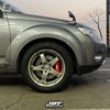 JBTブレーキキャリパーキット：MITSUBISHI Outlander：4POT（JB4P）+2ピース302/330mmスリットローター＋ブラケット＋パッド＋ブレーキホース：フロントフルセット：全9色