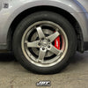 JBTブレーキキャリパーキット：MITSUBISHI Outlander：4POT（JB4P）+2ピース302/330mmスリットローター＋ブラケット＋パッド＋ブレーキホース：フロントフルセット：全9色