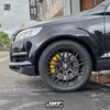 JBTブレーキキャリパーキット：AUDI Q7：8POT（Z8）+2ピース400mmスリットローター＋ブラケット＋パッド＋ブレーキホース：フロントフルセット：全9色