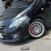 JBTブレーキキャリパーキット：MAZDA 5：4POT（JB4P）+2ピース302/330mmスリットローター＋ブラケット＋パッド＋ブレーキホース：フロントフルセット：全9色