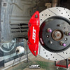 JBTブレーキキャリパーキット：MAZDA 5：4POT（JB4P）+2ピース302/330mmスリットローター＋ブラケット＋パッド＋ブレーキホース：フロントフルセット：全9色