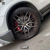 JBTブレーキキャリパーキット：HONDA CR-V III：4POT（SP4P）+2ピース355mmスリットローター＋ブラケット＋パッド＋ブレーキホース：フロントフルセット：全9色