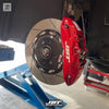 JBTブレーキキャリパーキット：PEUGEOT 2008GT：4POT（SP4P）+2ピース330mmスリットローター＋ブラケット＋パッド＋ブレーキホース：フロントフルセット：全9色