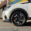 JBTブレーキキャリパーキット：PEUGEOT 2008GT：4POT（SP4P）+2ピース330mmスリットローター＋ブラケット＋パッド＋ブレーキホース：フロントフルセット：全9色